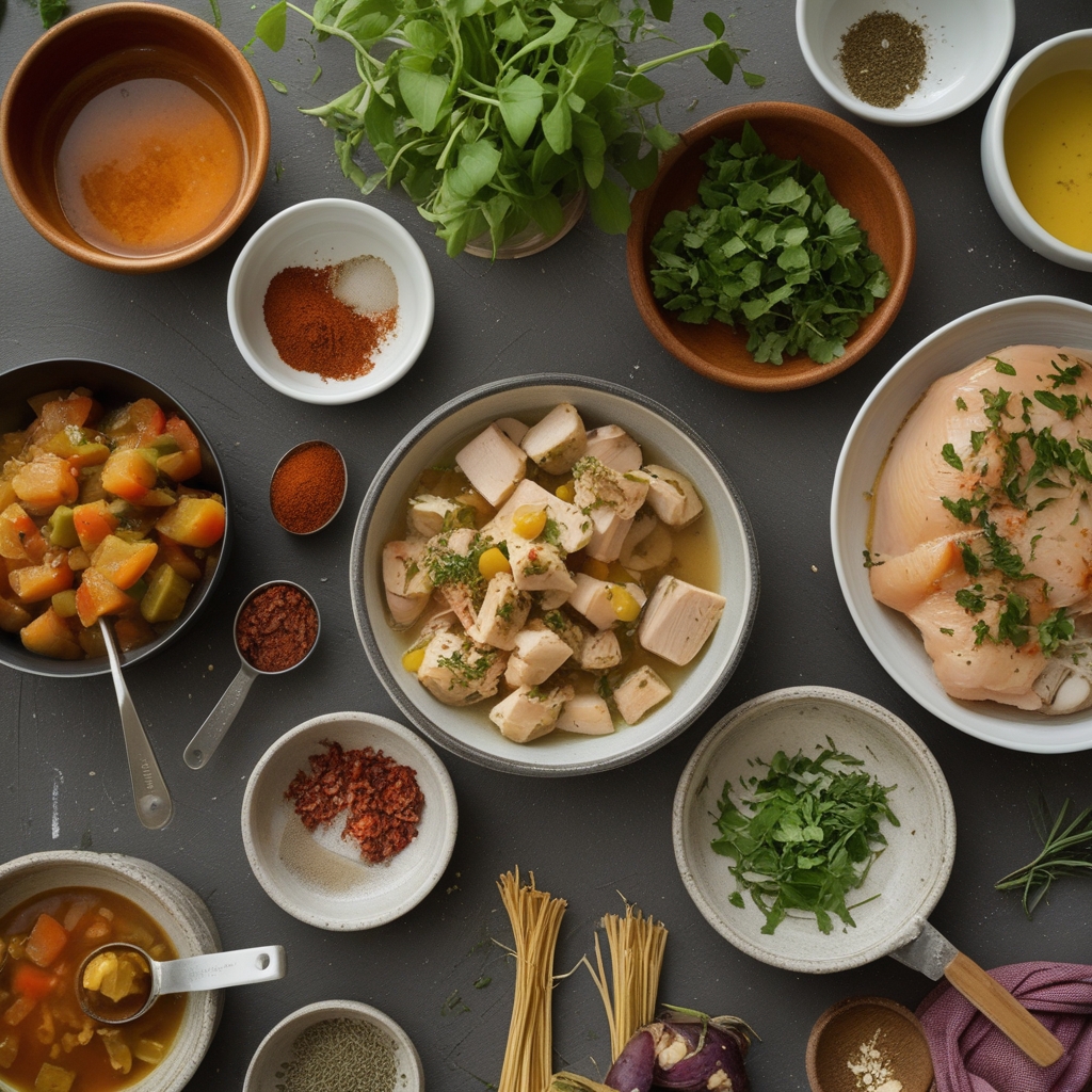 Ingredients for Braised Catalina Chicken Easy Weeknight Dinner with Bold Flavor