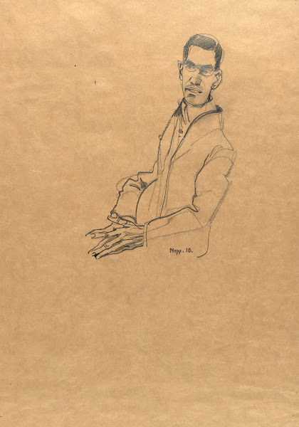 Bildnis eines Mannes in Halbfigur 1910