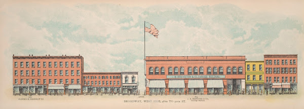 Broadway West Side 48th to 50th St 1899