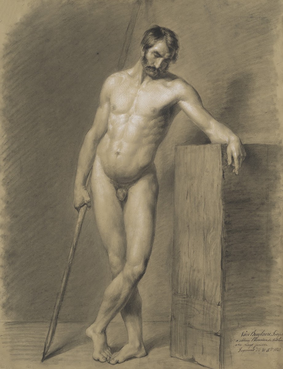 Standing male nude 1843