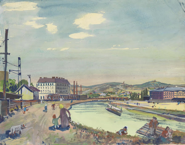 Am Donaukanal 1930