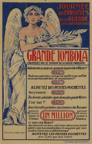 La Journée des éprouvés de la guerre Grande tombola 1914 1918
