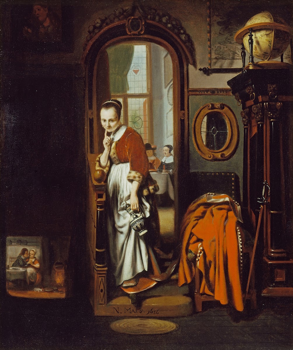 The Listening Housewife The Eavesdropper 1656