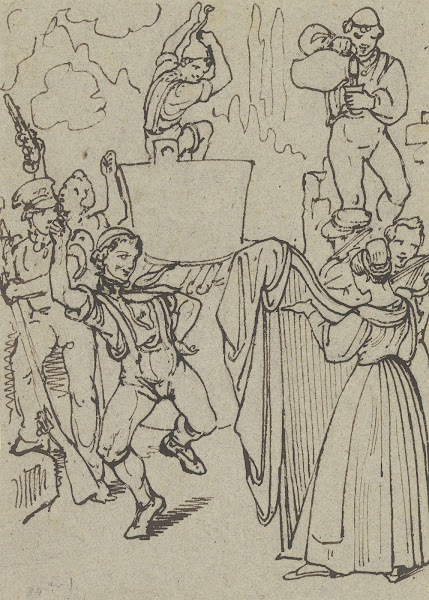 A celebration next to the winepress