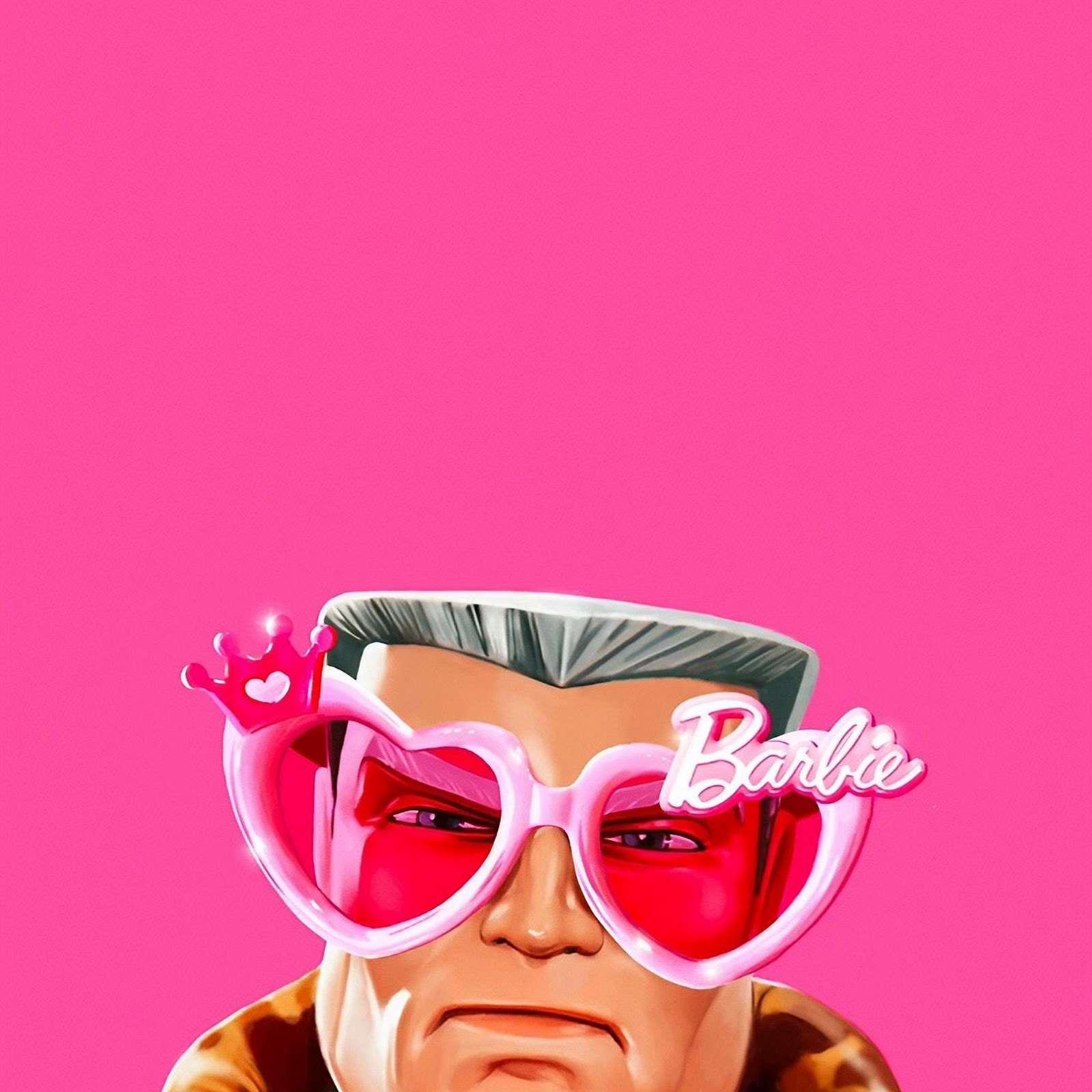 Download Tactical Soldier Wearing Barbie Shades 2K iPhone