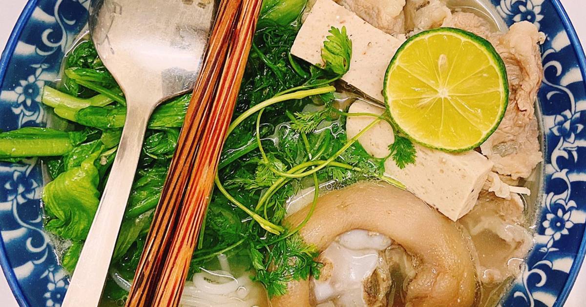 BÚN BÒ GIÒ HEO không hề khó như chúng ta hay nghĩ 🐷🐷