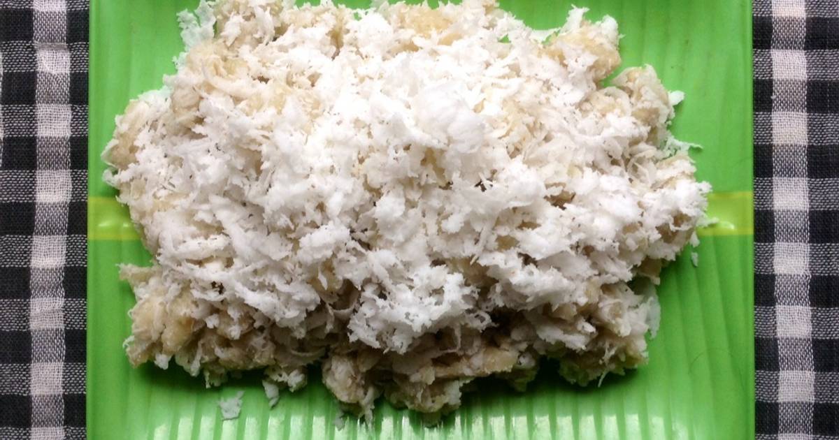 CỐM DẸP trộn dừa