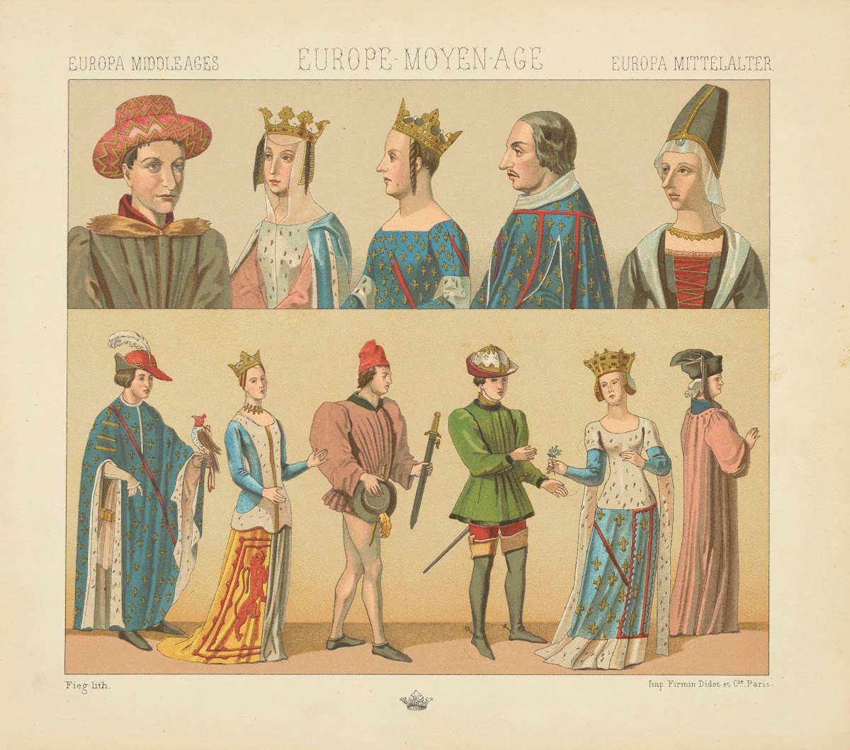 Costumes civils de la noblesse francaise 1876 1888