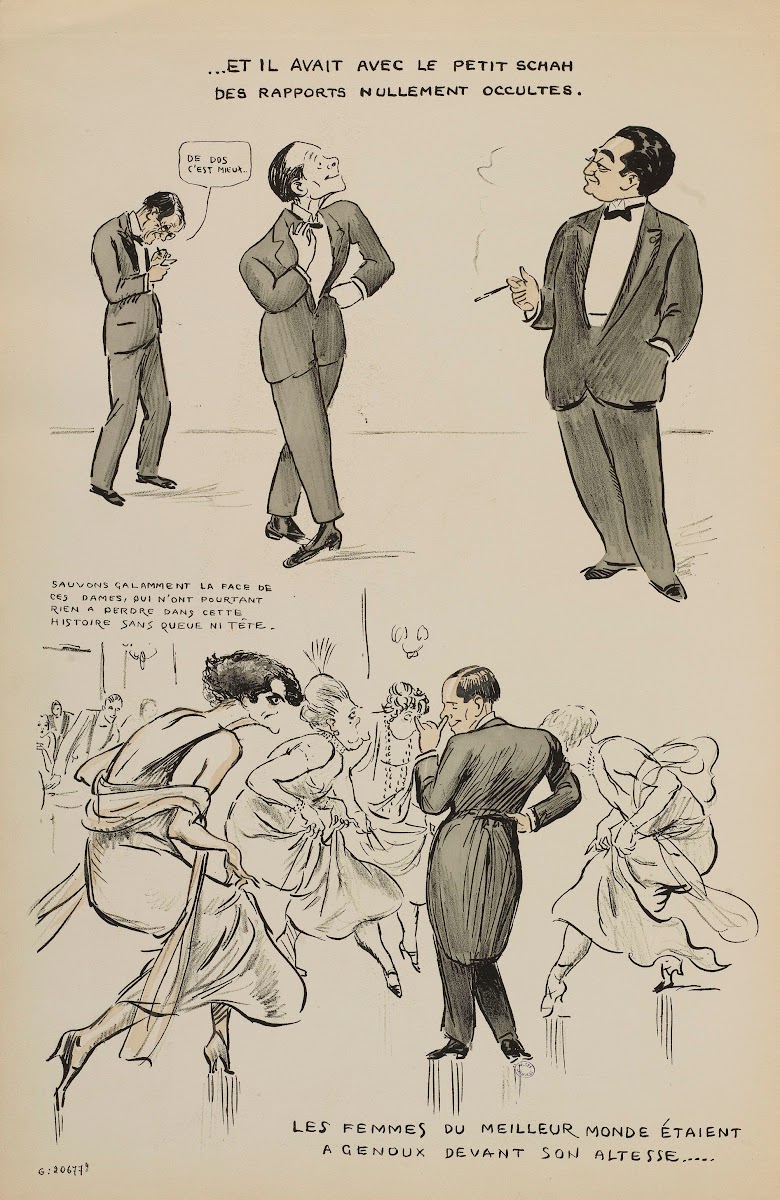 Et il avait avec le petit schah 1924