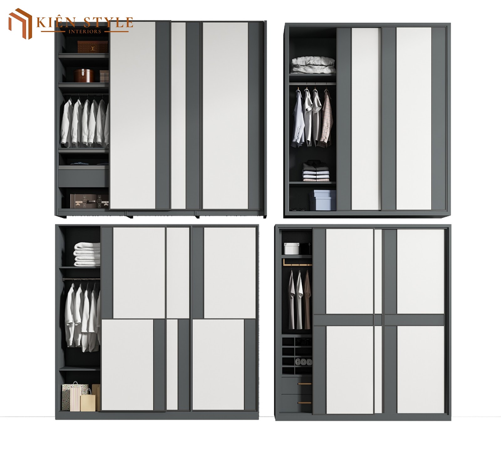 Mẫu tủ áo mới nhất 2024