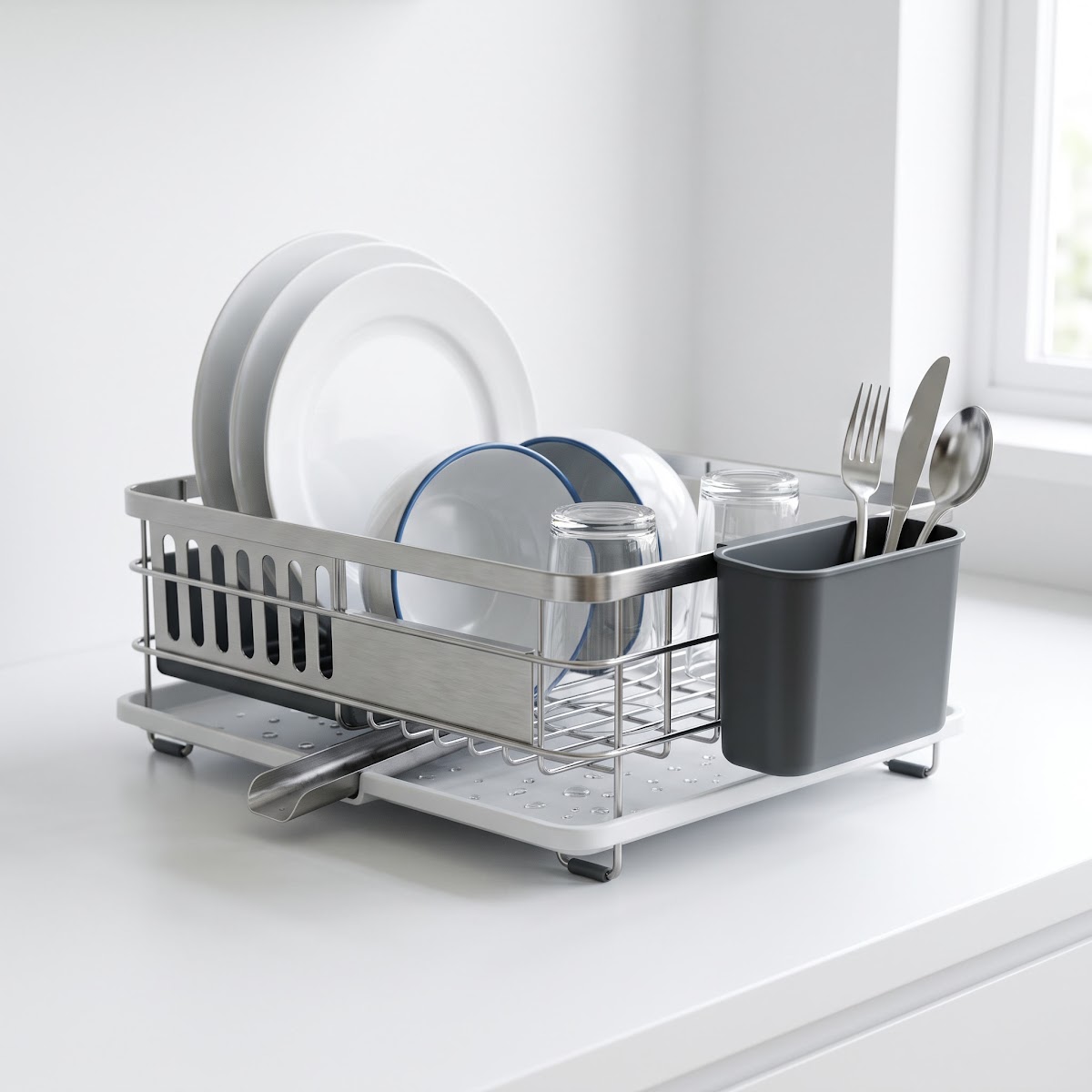 Best Dish Drying Racks for Small Kitchens (2026) - BEST COMPACT — PRODUCT SHOT