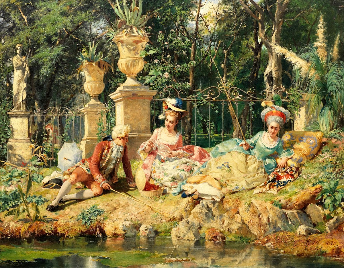 The Fishing Party 1875