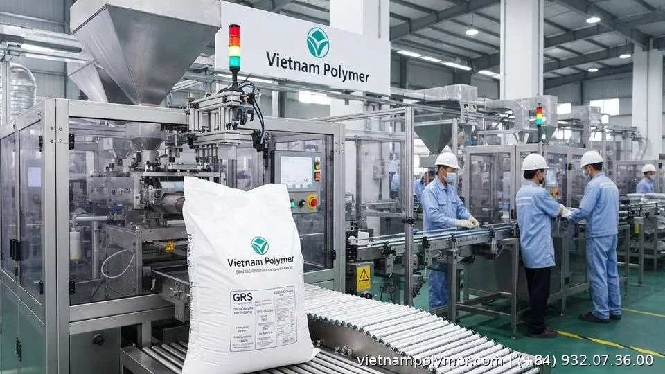 GRS certified rPET flakes - Vietnam Polymer
