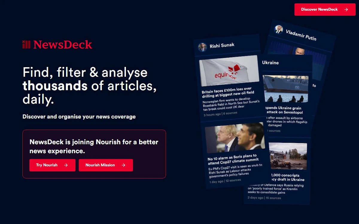 Captura de NewsDeck from OneSub