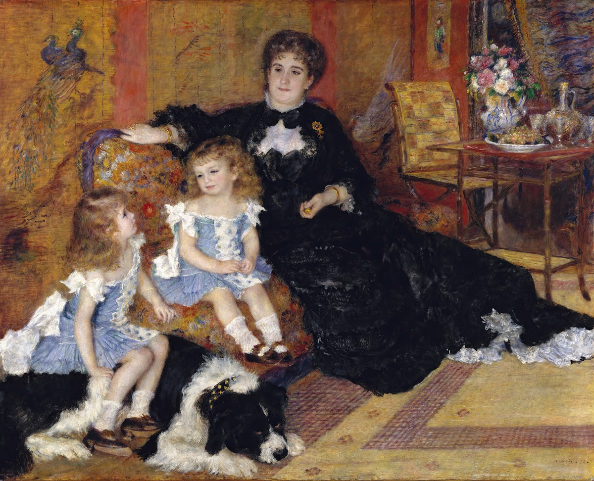 Madame Georges Charpentier Marguérite Louise Lemonnier 18481904 and Her Children