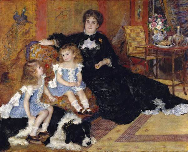 Madame Georges Charpentier Marguérite Louise Lemonnier 18481904 and Her Children