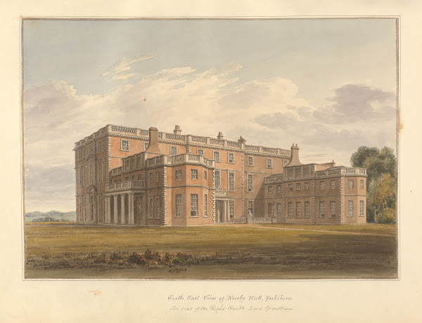 South East View of Newby Hall Yorkshire the Seat of the Right Honble Lord Granth