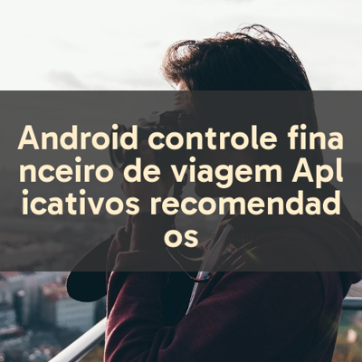 controle financeiro de viagem miniatura