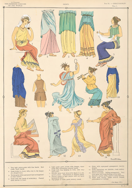 Greco Roman  Skirts 1926 1927