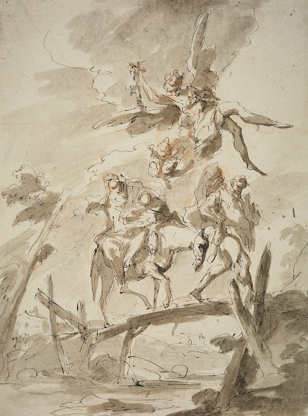 The Holy Family on the Flight into Egypt ca 1760