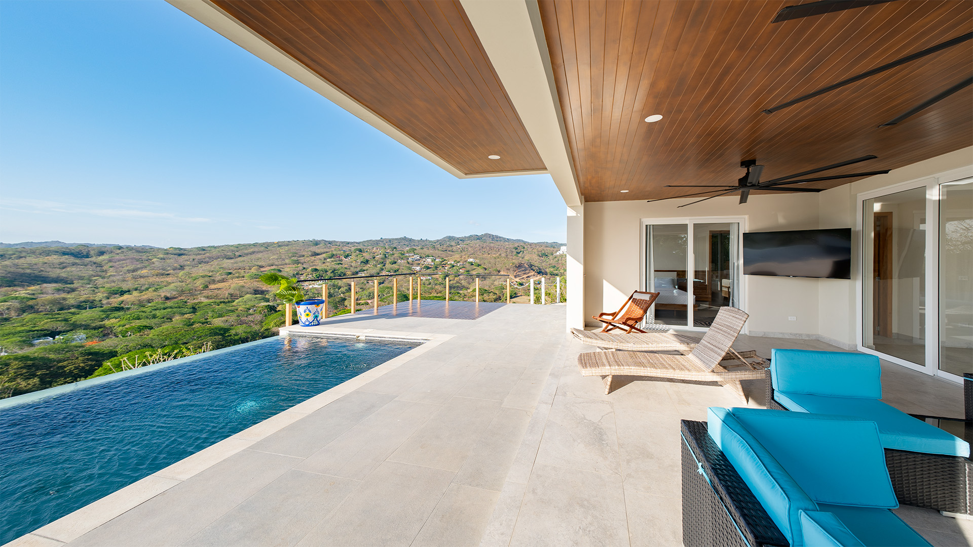 Panoramic balcony