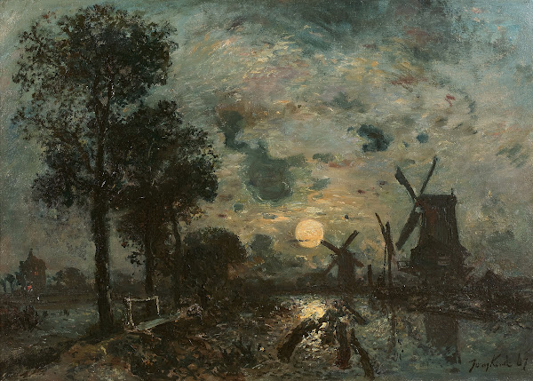Moulins au clair de lune Schiedam