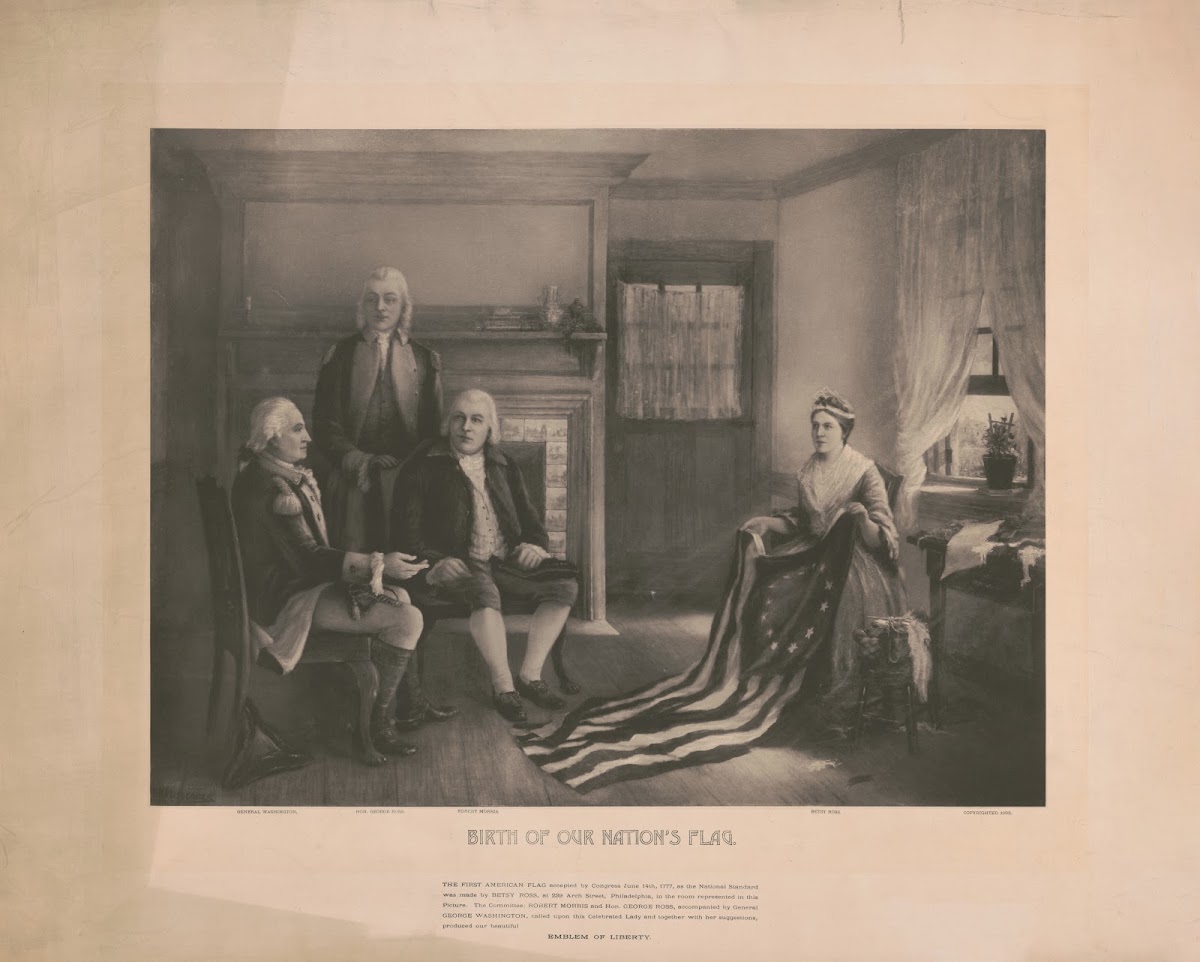 Birth of our nations flag 1893