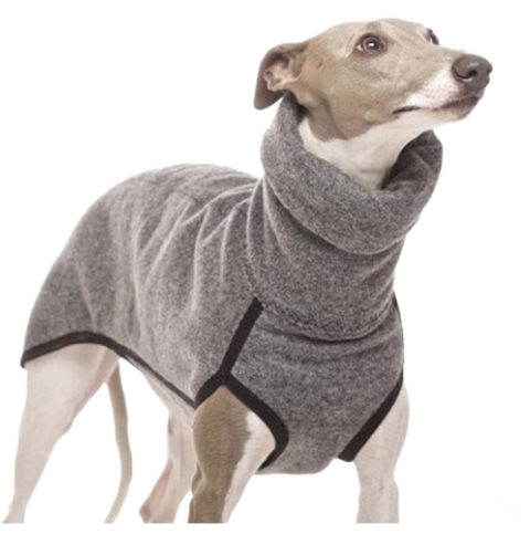 Hundemantel aus Sweatshirt-Stoff mit Taschen