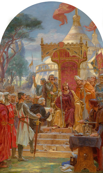 King John granting Magna Carta