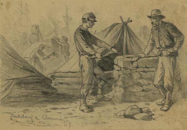 Building a chimney 1863