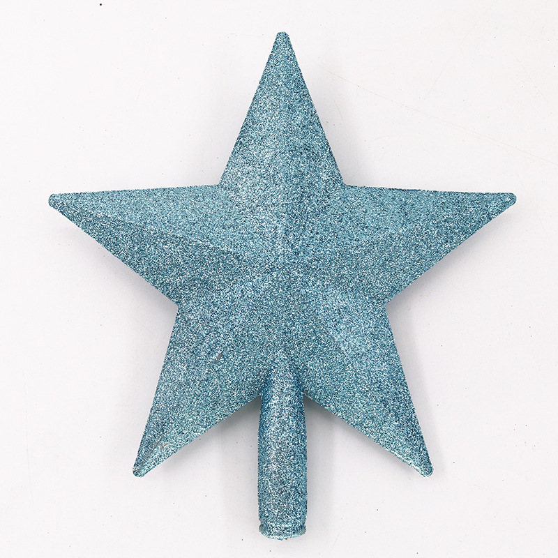 Christmas tree star with glitter finish