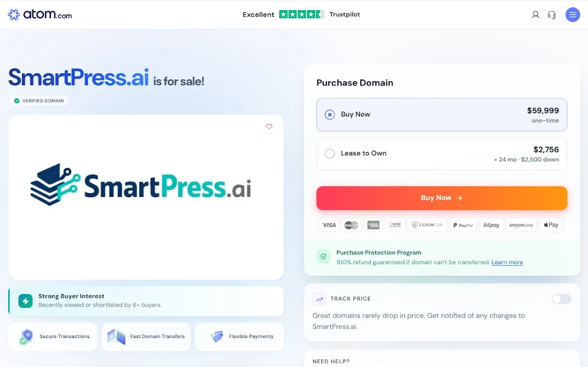 Captura de SmartPress.ai
