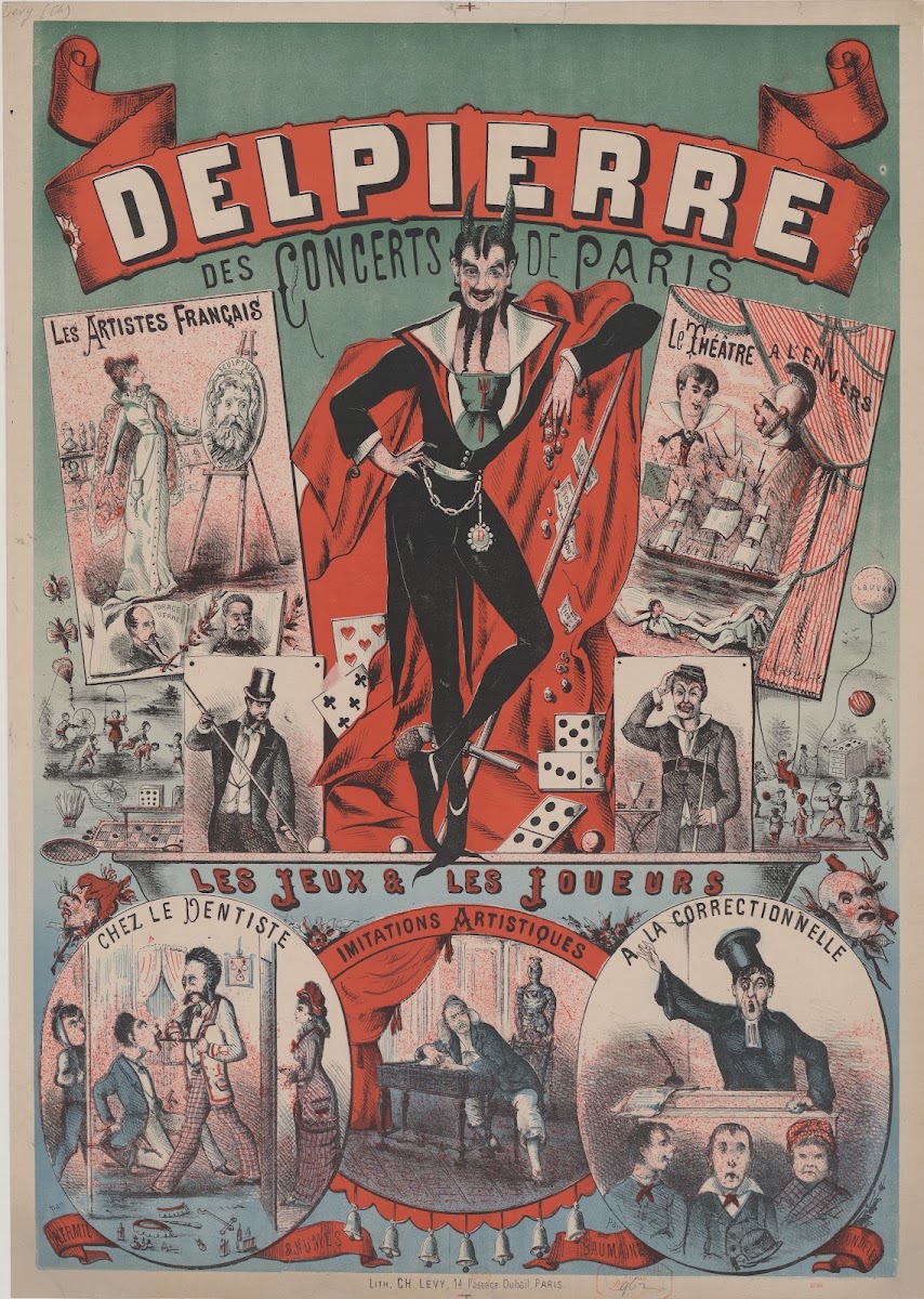 Delpierre des Concerts de Paris imitations artistiques 1880