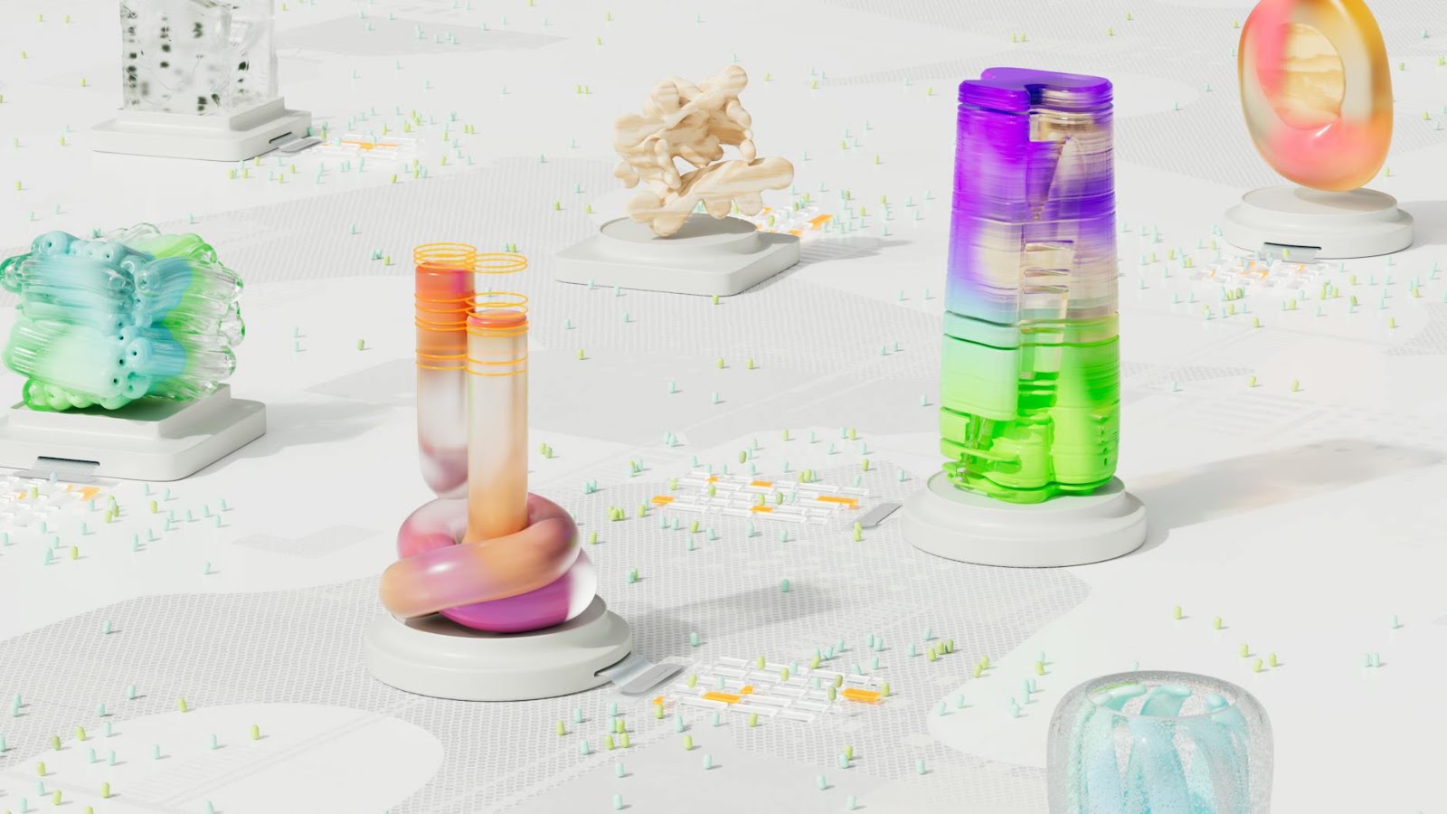 Digital artist collaborating with AI creativity tools, showcasing innovative Generative AI Use Cases.