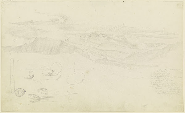 Weiter Blick über die Sabiner Berge 1830  1831
