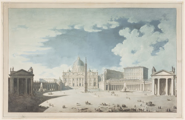 Peterskirche und Petersplatz in Rom