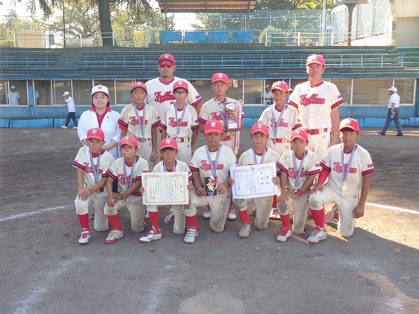 夏季大会 準優勝　初雁フェローズ