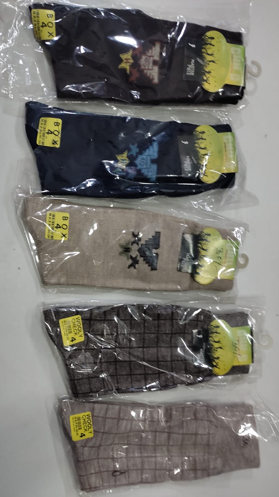 Child Socks No.1 to 4