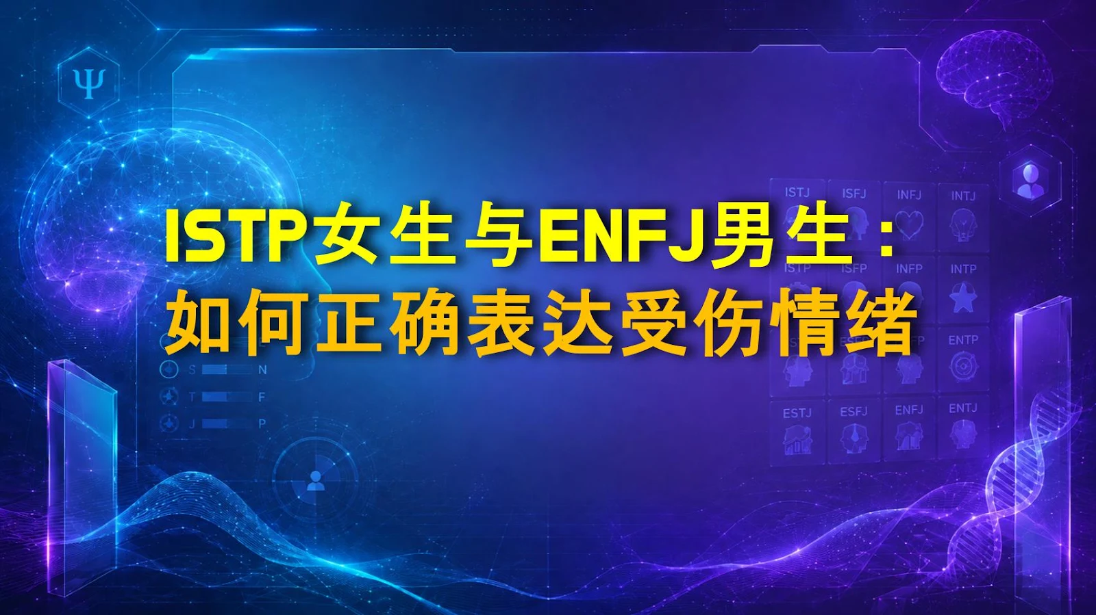 ISTP女生与ENFJ男生：如何正确表达受伤情绪