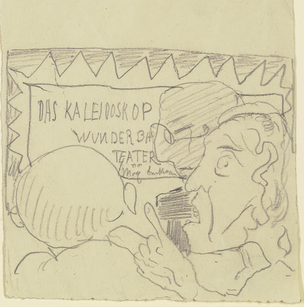 THE KALEIDOSKOP WUNDERBAR TEATER by Max Beckmann ca 1920