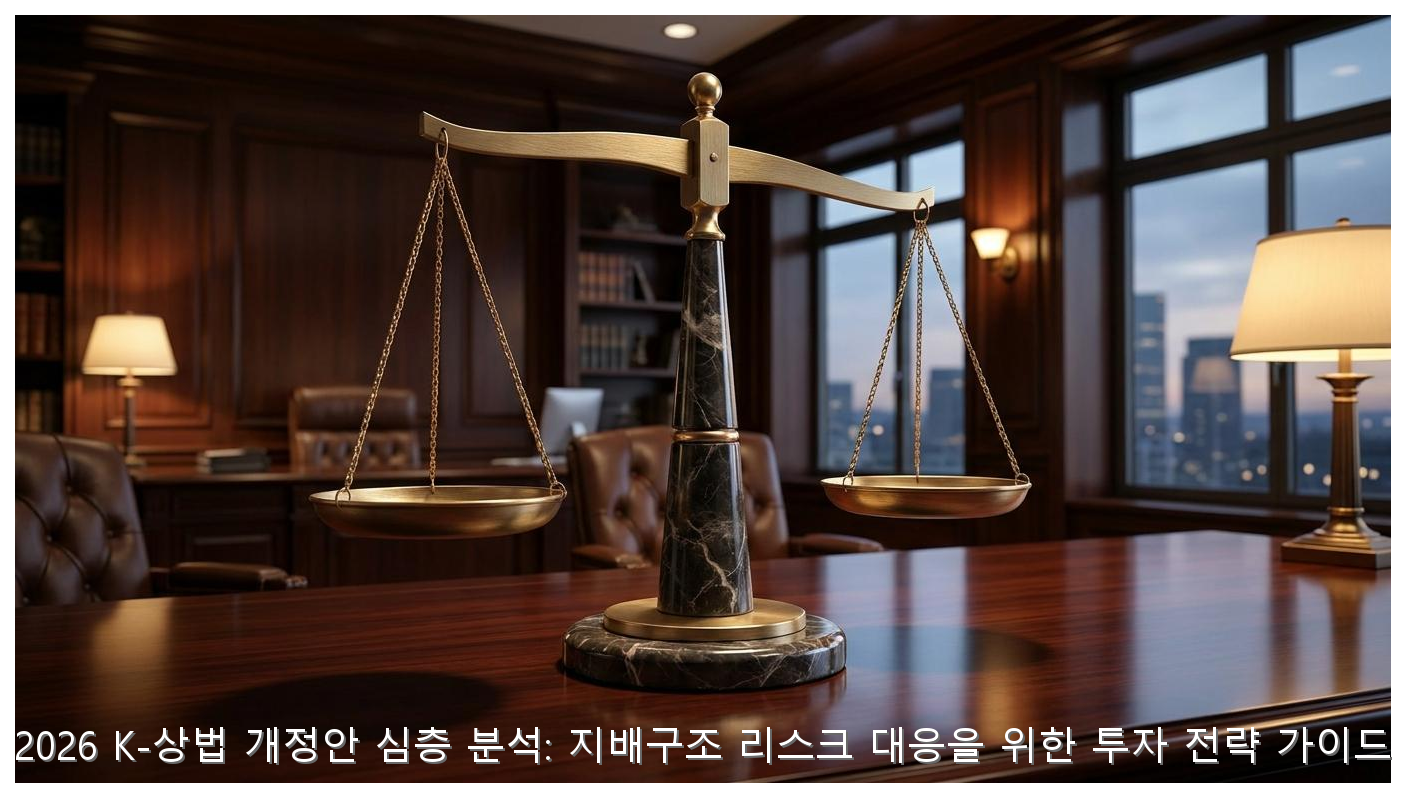 2026 K-상법 개정안 심층 분석: 지배구조 리스크 대응을 위한 투자 전략 가이드 핵심 안내 및 분석 인포그래픽 (4)