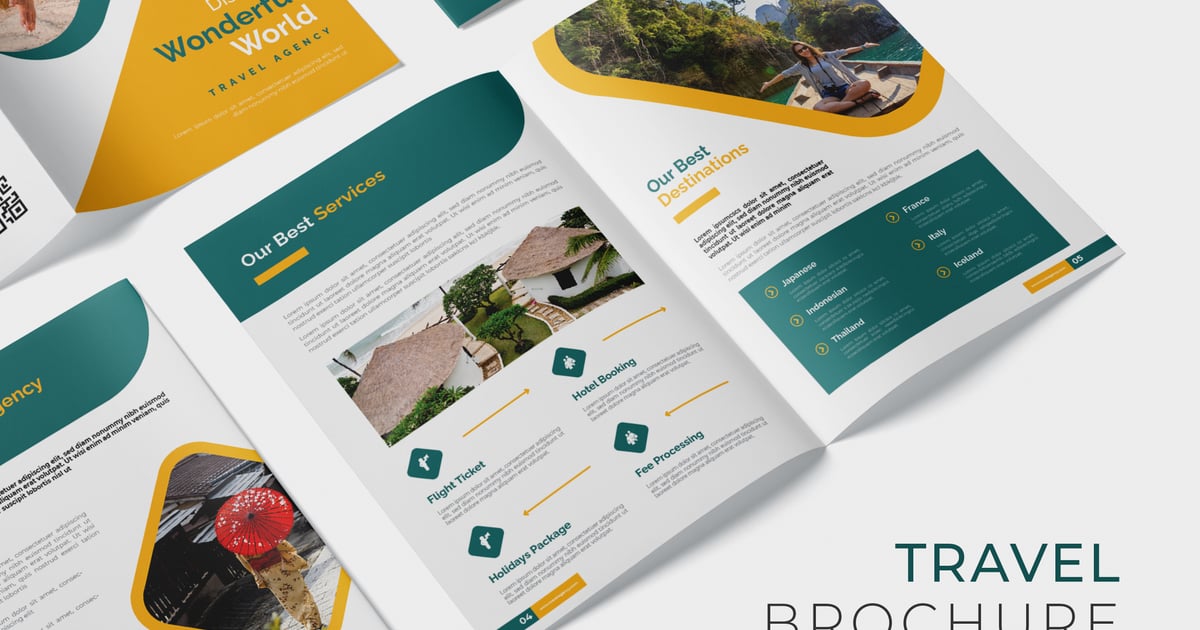 Travel Agency Brochure Free Download – Envato Elements