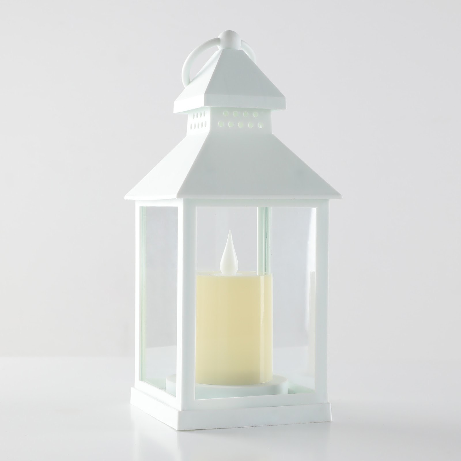 Decorative LED lantern in retro style