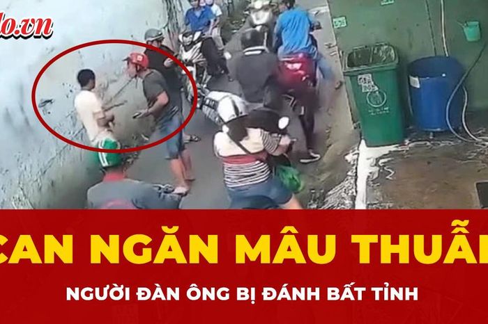 Can ngăn mâu thuẫn sau va chạm xe máy, người đàn ông bị hành hung đến bất tỉnh - Báo Pháp Luật TP.HCM