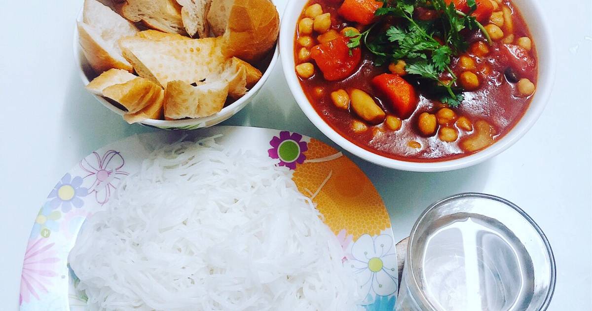 Ragu đậu gà chay