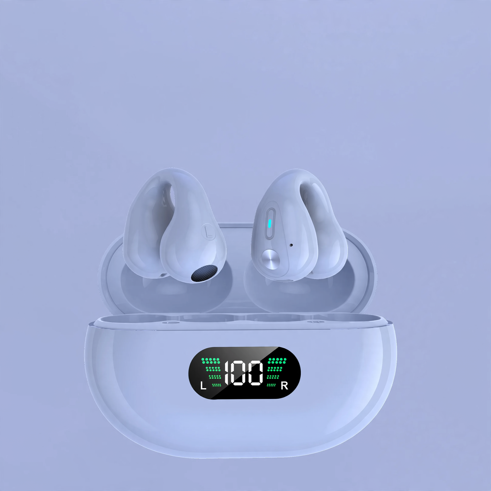 Bone Conduction Headphones, Clip-On, Bluetooth
