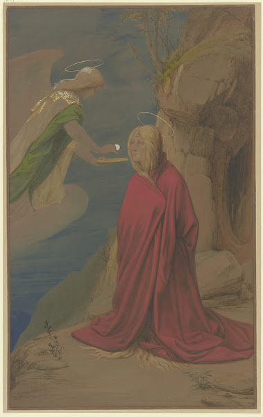 Die Kommunion Der Heiligen Maria Magdalena 1853