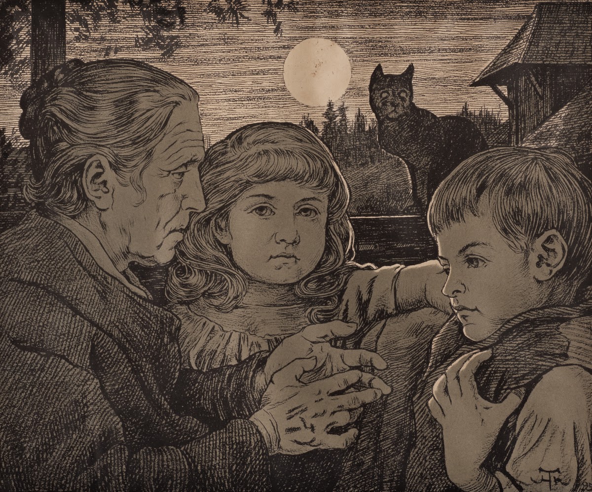 Fairy tale storyteller 1895
