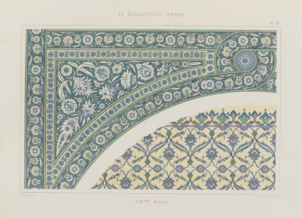 La Décoration arabe Pl42 1860s 1880s