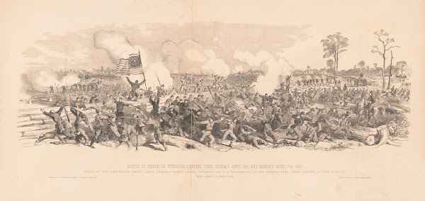 Battle of Shiloh or Pittsburg Landing Tenn Sunday April 6th and Monday April 7th